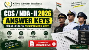 CDS & NDA II 2026 Answer Keys