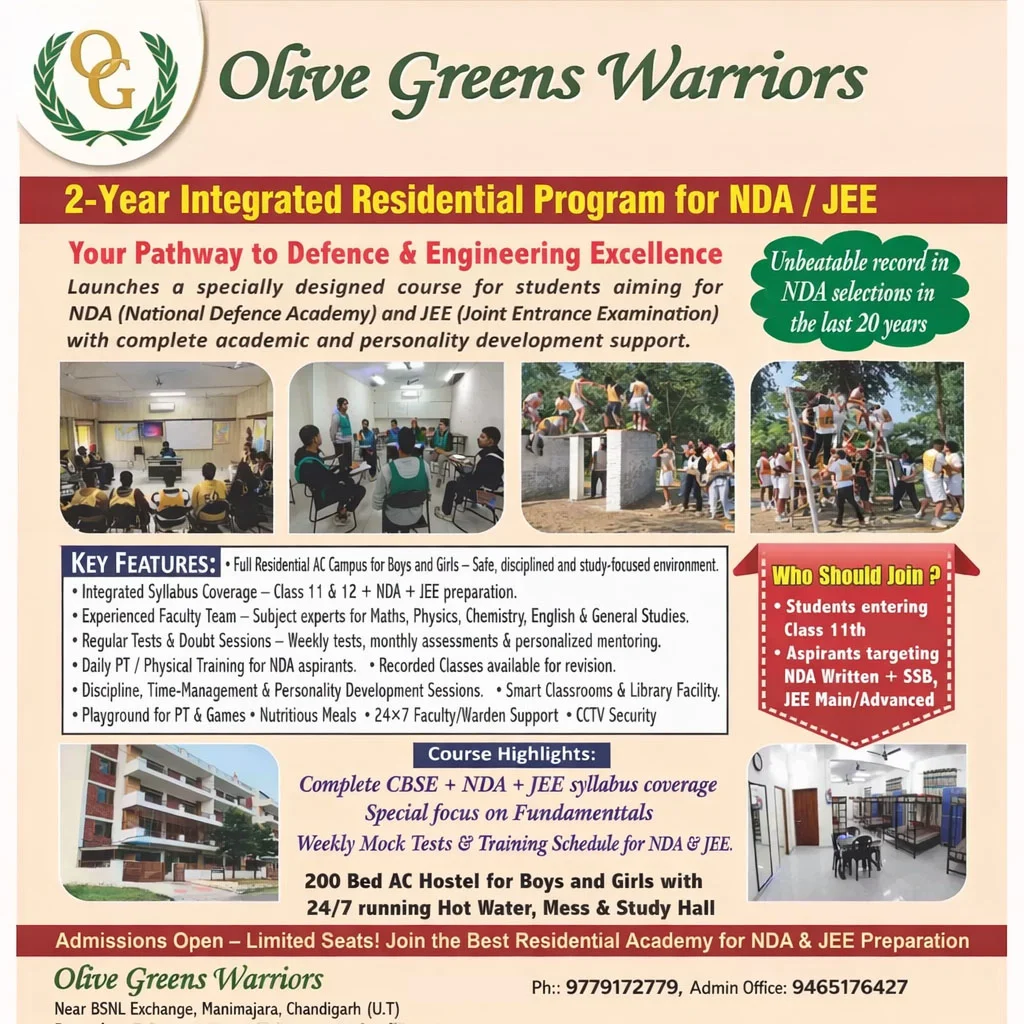 2 years integrated foundation course for nda jee