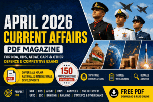 April 2026 Current Affairs PDF